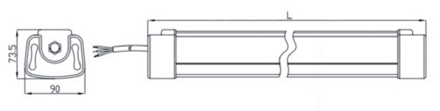 GPTF108凈化三防燈